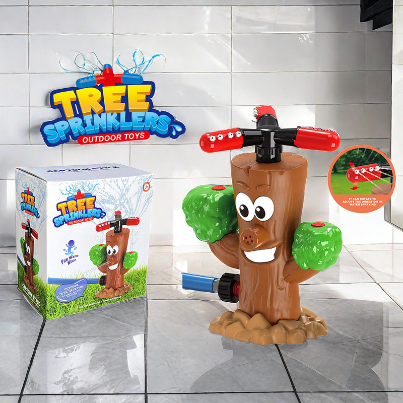 Cartoon Tree Stump Sprinkler O - مراجعة Kids Outdoor Yard Tools وسعره