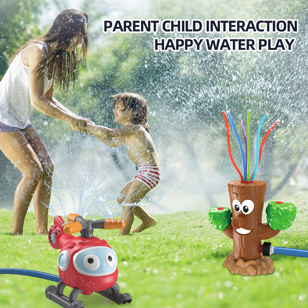 Cartoon Tree Stump Sprinkler O - مراجعة Kids Outdoor Yard Tools وسعره