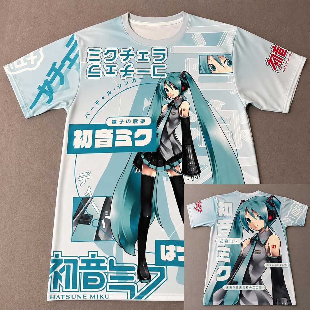 Hatsune Miku Anime Printed Sum - مراجعة Kids Outdoor Clothing وسعره
