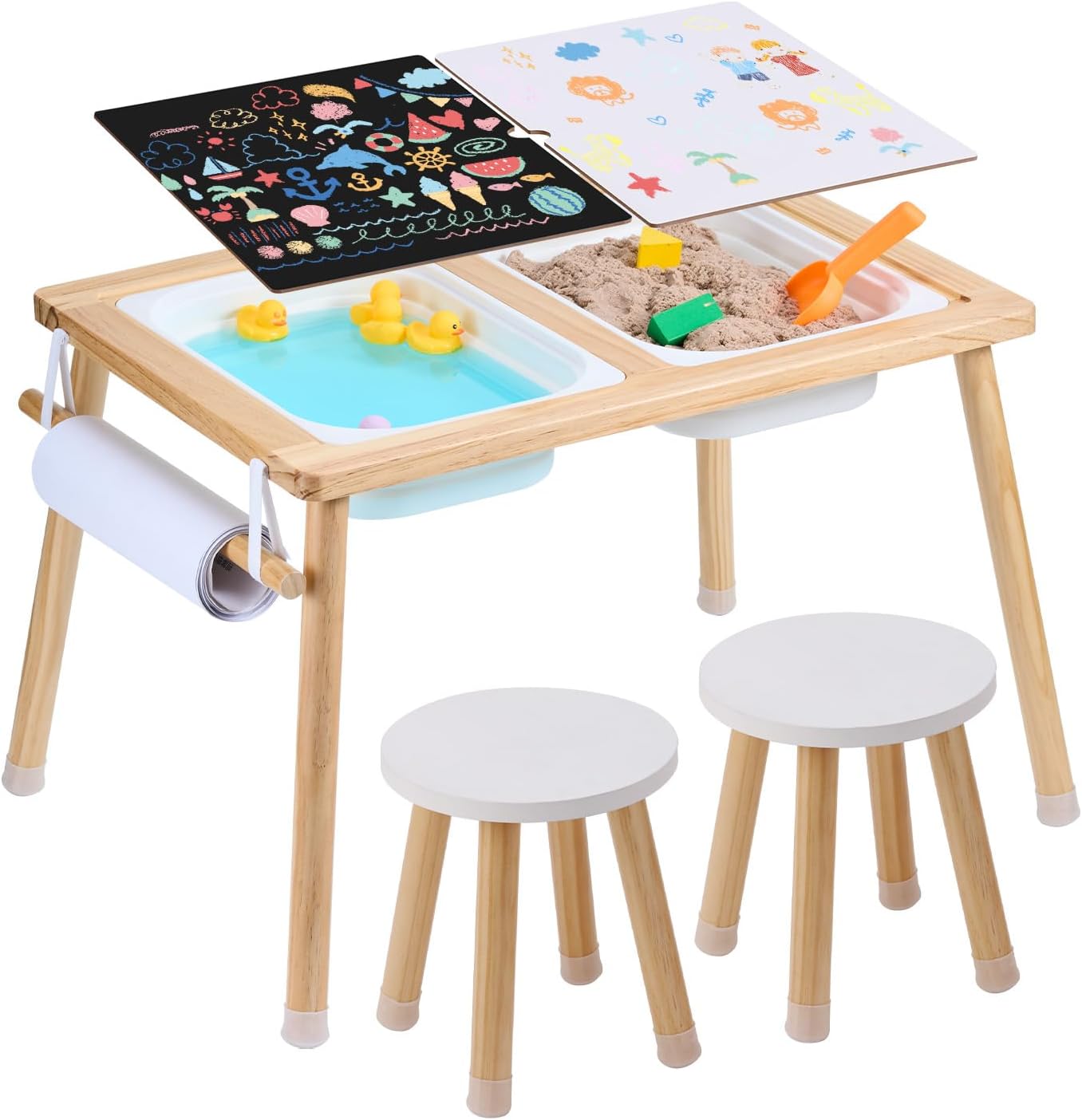 Kids Sensory Table & 2 Chairs  - مراجعة Kids Outdoor Chair And Table وسعره