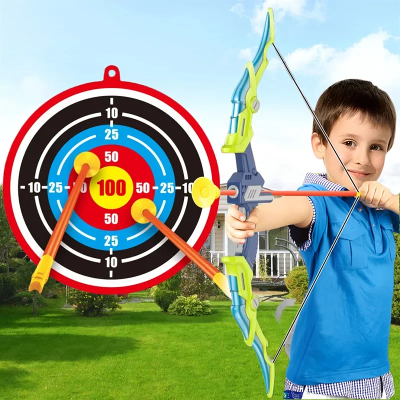 Bow and Arrow Set Light Up Arc - مراجعة Kids Outdoor Archery Set وسعره