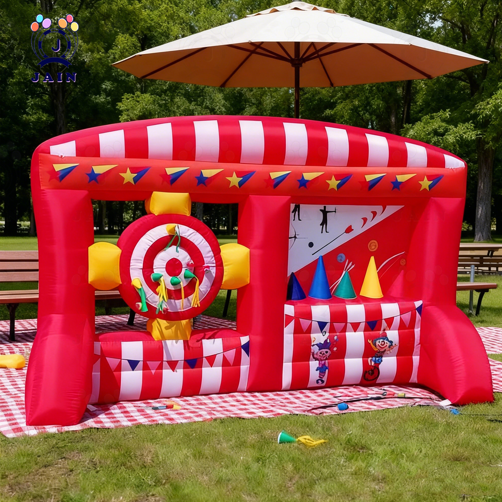 Inflatable Dart & Archery Game - مراجعة Kids Outdoor Archery Set وسعره