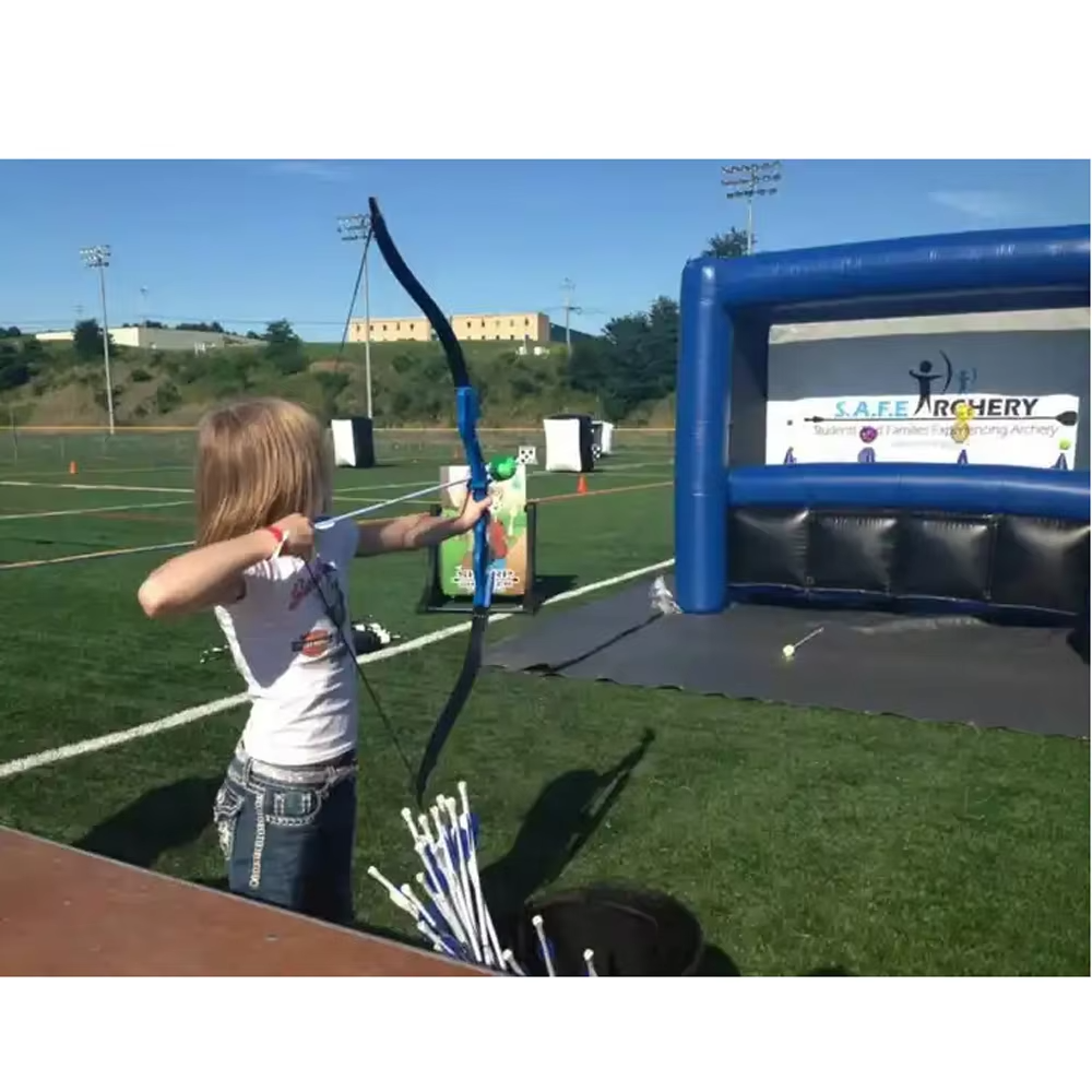 Inflatable Archery Game for Ki - مراجعة Kids Outdoor Archery Set وسعره