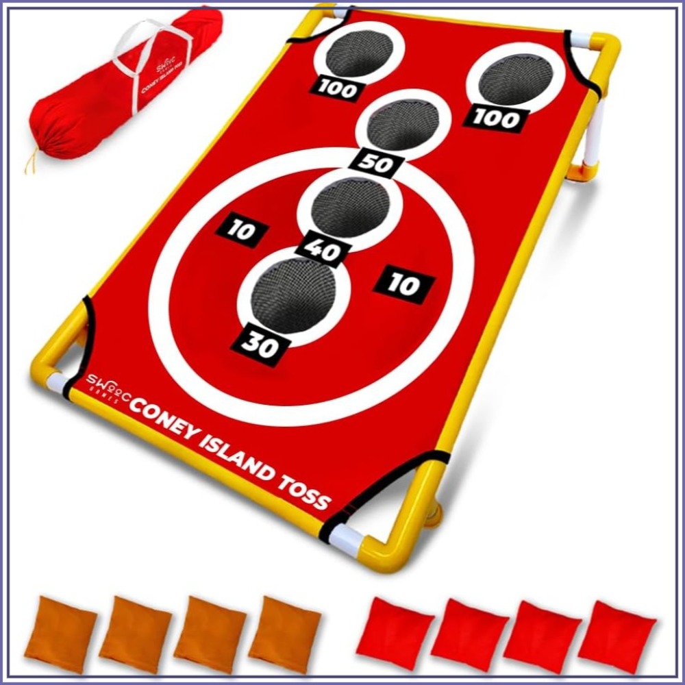Coney Island Toss™ Arcade Corn - مراجعة Kids Outdoor Yard وسعره