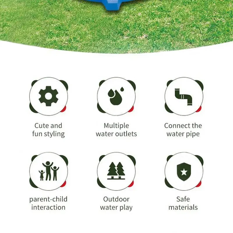 360 Degree Water Spray Sprinkl - مراجعة Kids Outdoor Yard Tools وسعره