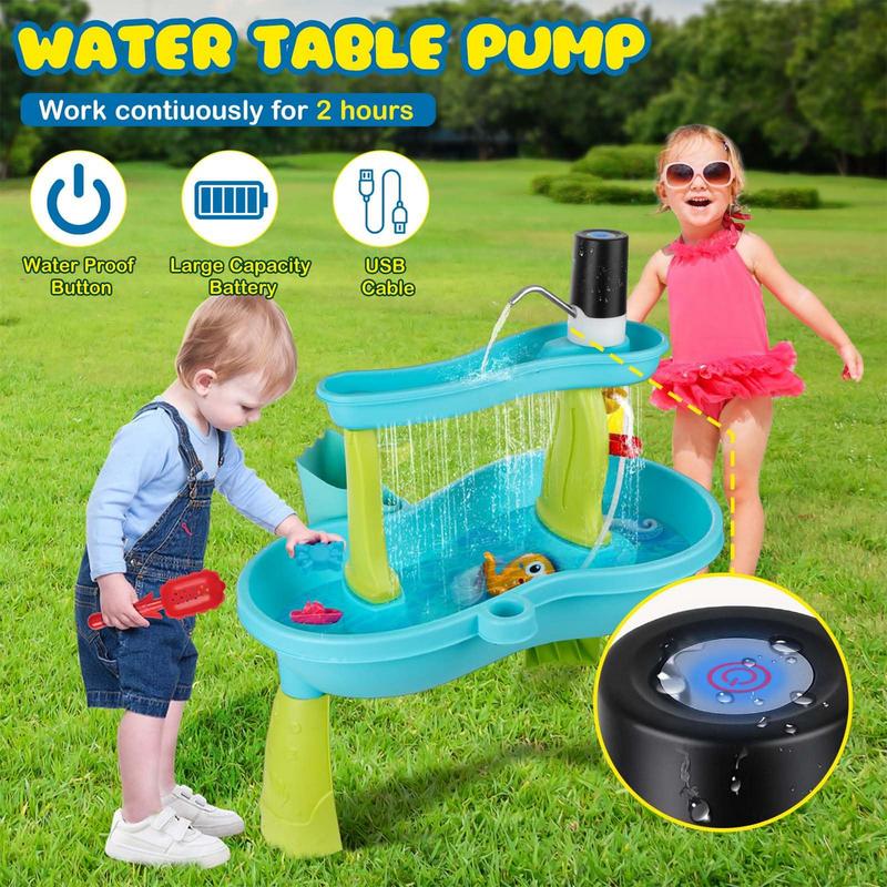 Kids Water Pump Fun Outdoor Wa - مراجعة Kids Outdoor Water Play Table وسعره