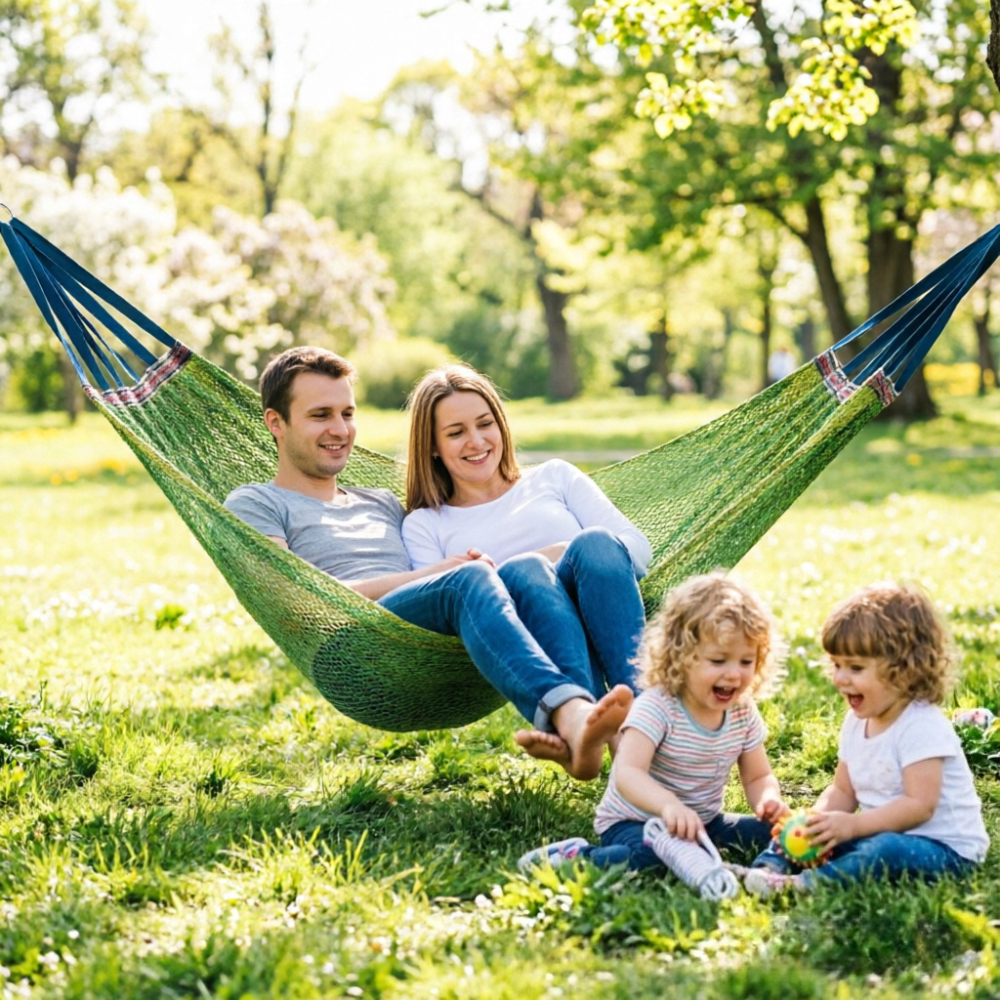 Portable Single Wide Outdoor I - مراجعة Kids Outdoor Hammock Swing وسعره