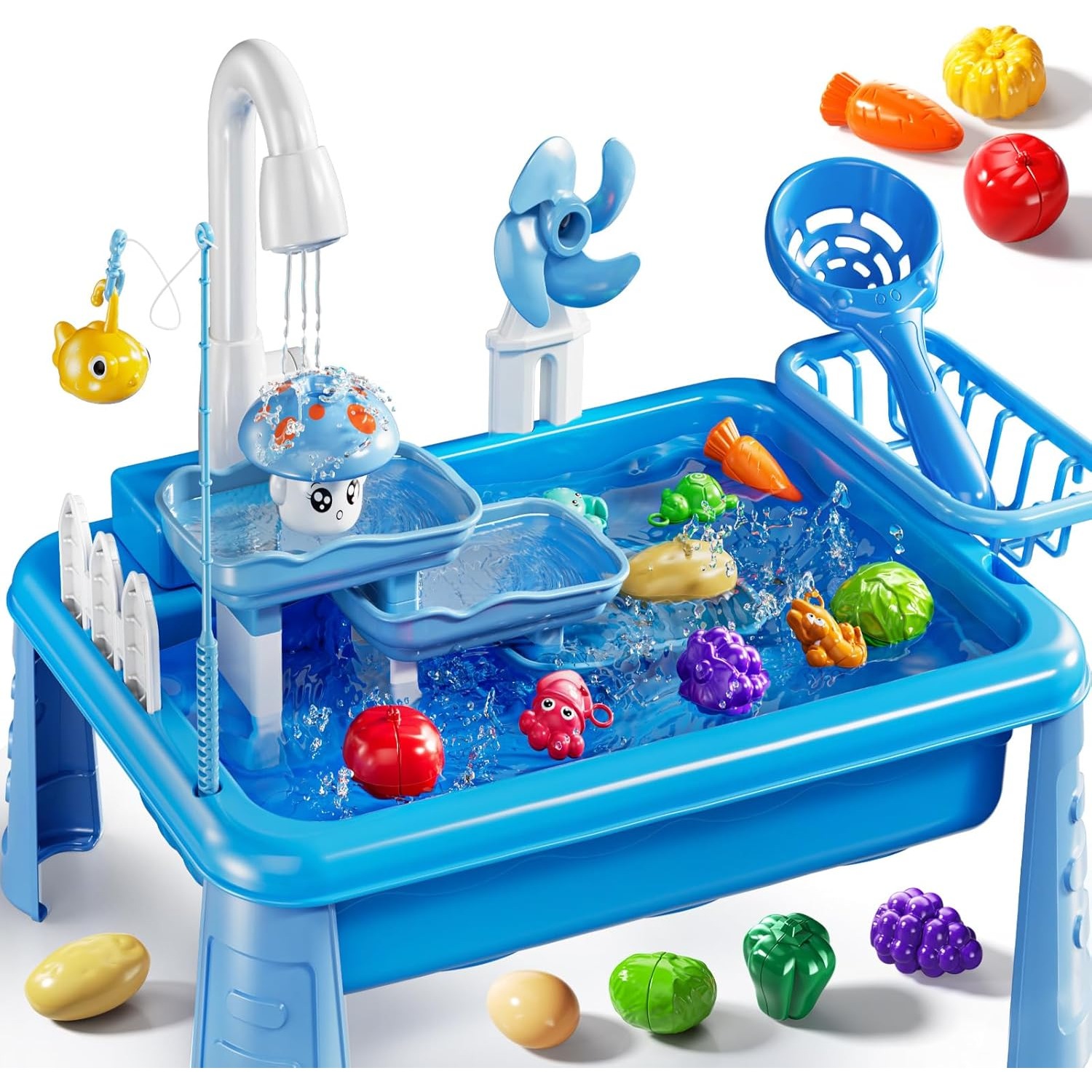 Water Table Play Sink Toy for  - مراجعة Kids Outdoor Water Play Table وسعره