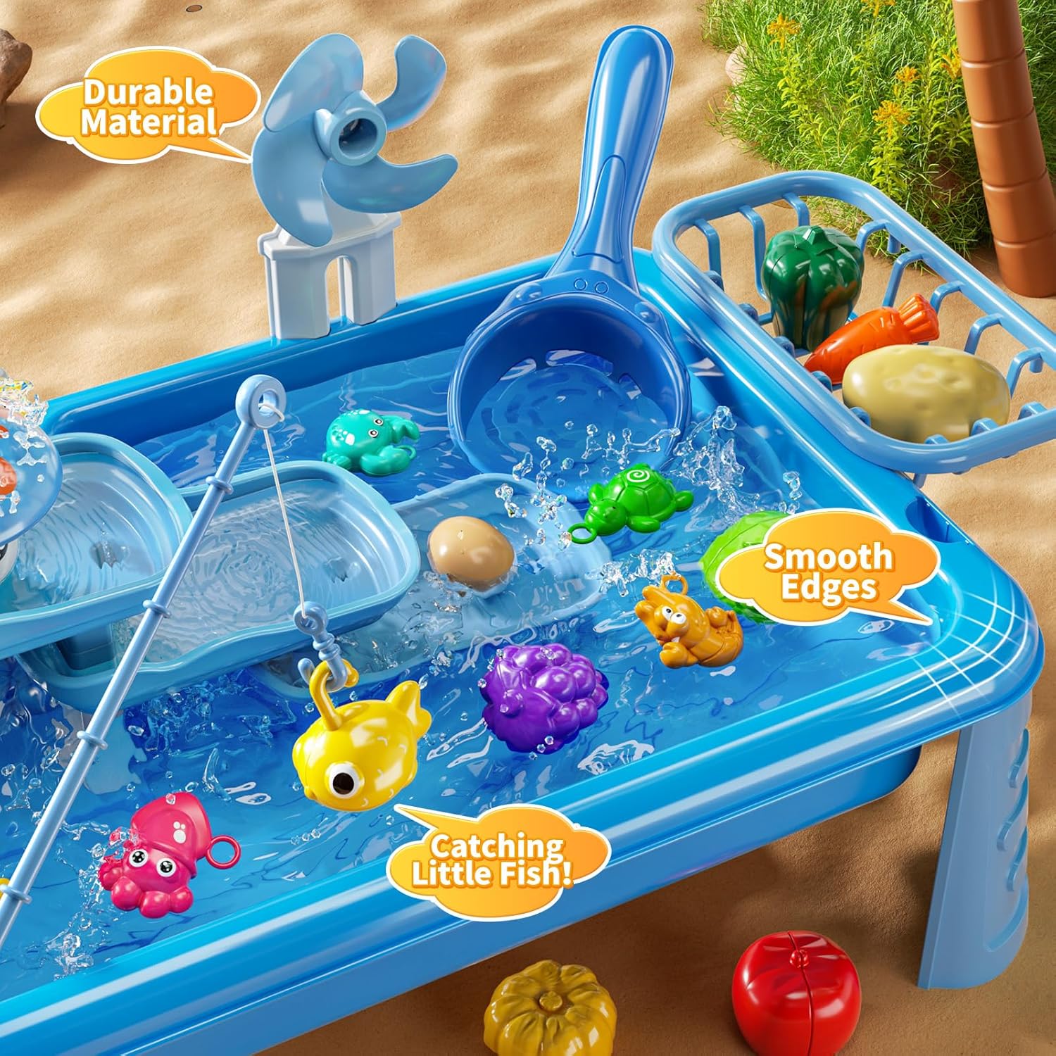 Water Table Play Sink Toy for  - مراجعة Kids Outdoor Water Play Table وسعره