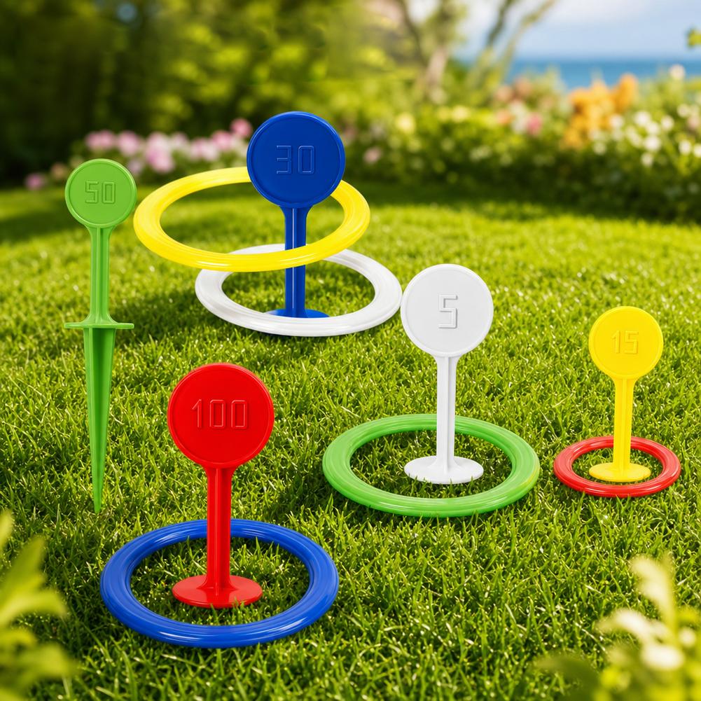Kids Plastic Ring Toss Game Se - مراجعة Kids Outdoor Yard وسعره