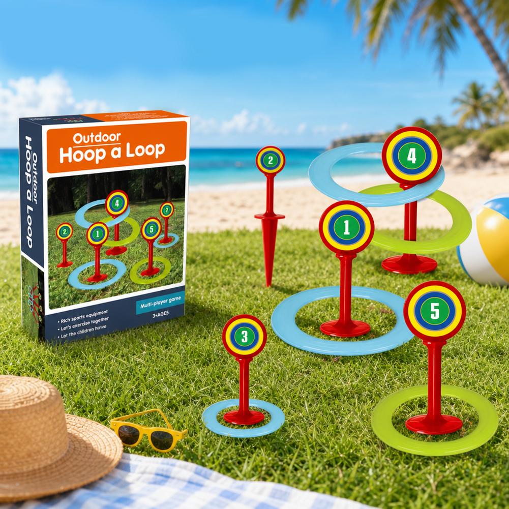Kids Plastic Ring Toss Game Se - مراجعة Kids Outdoor Yard وسعره