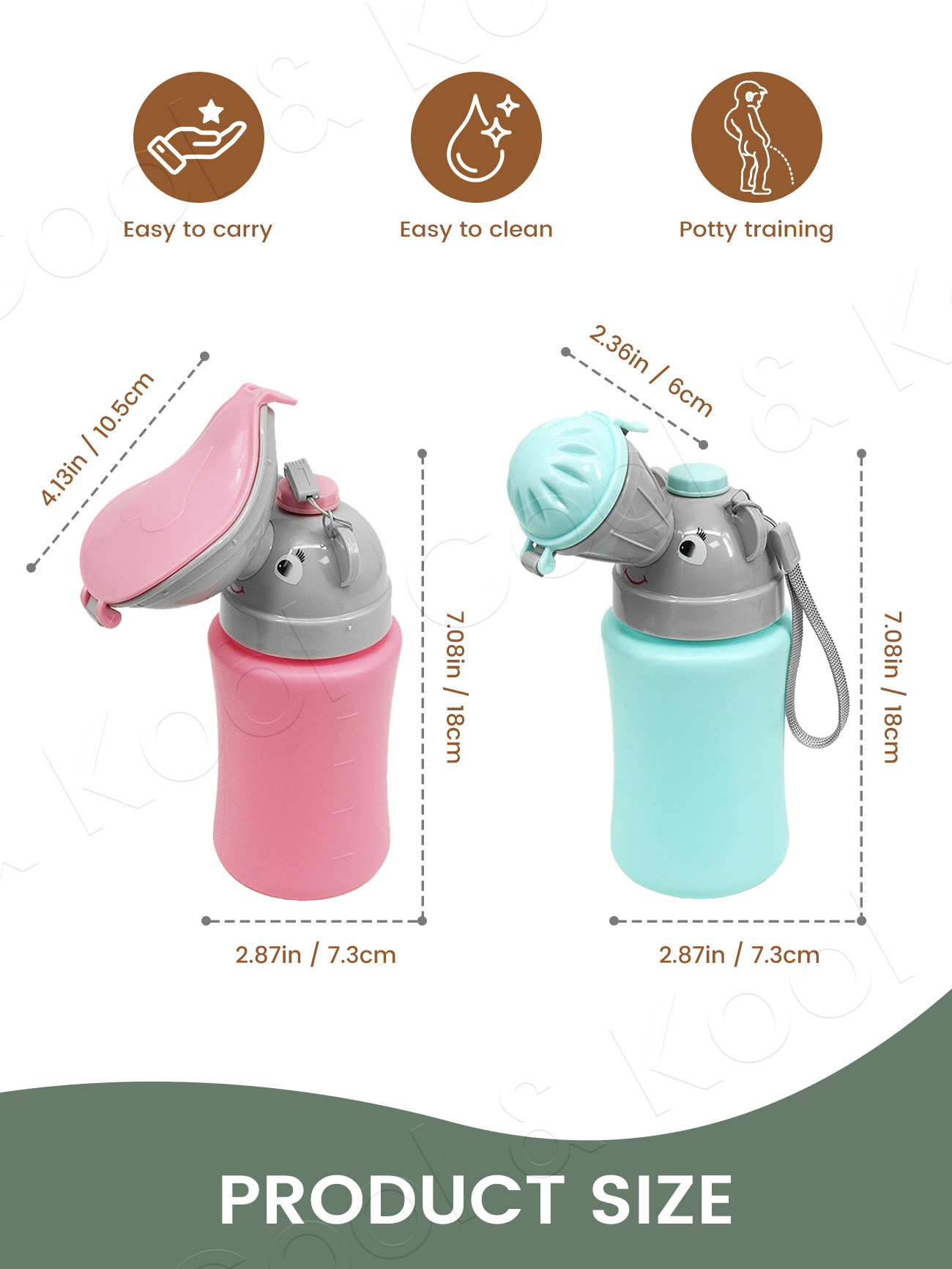 Portable Kids Travel Pee Bottl - مراجعة Kids Outdoor Urinal وسعره