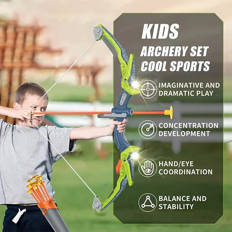 Bows and Arrow Sets with Verti - مراجعة Kids Outdoor Archery Set وسعره