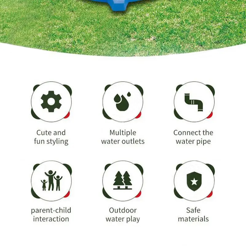 Sprinkler For Kids 360 Degree  - مراجعة Kids Outdoor Yard Tools وسعره