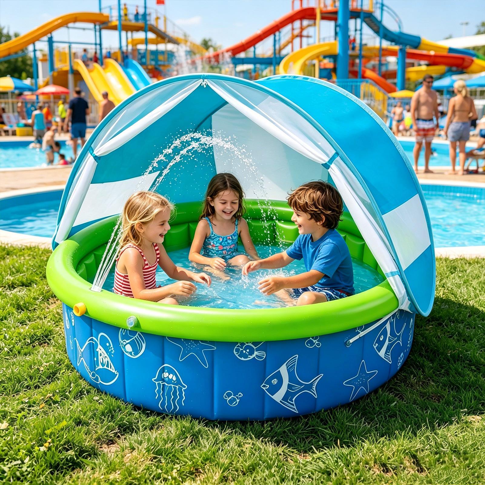 Kids Summer Home Outdoor Swimm - مراجعة Kids Outdoor Yard وسعره