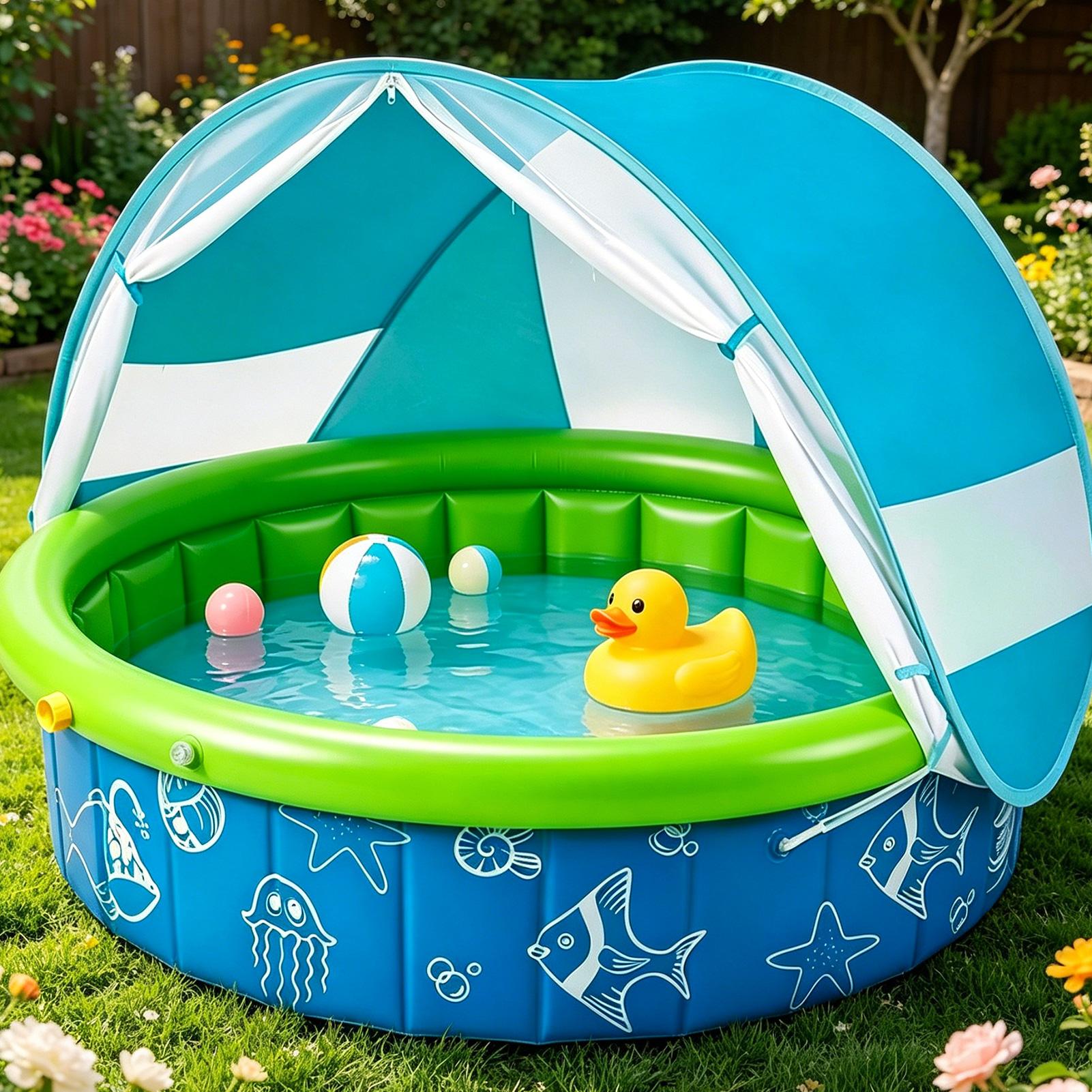 Kids Summer Home Outdoor Swimm - مراجعة Kids Outdoor Yard وسعره