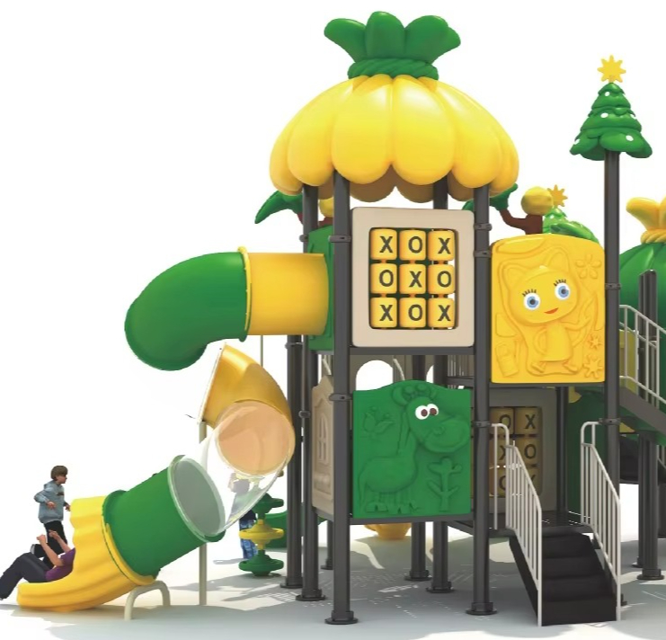 Forest Theme Garden Outdoor Pl - مراجعة Kids Outdoor Jungle Gym With Slide وسعره