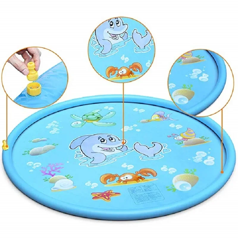 100/170cm Kids Inflatable Wate - مراجعة Kids Outdoor Yard وسعره