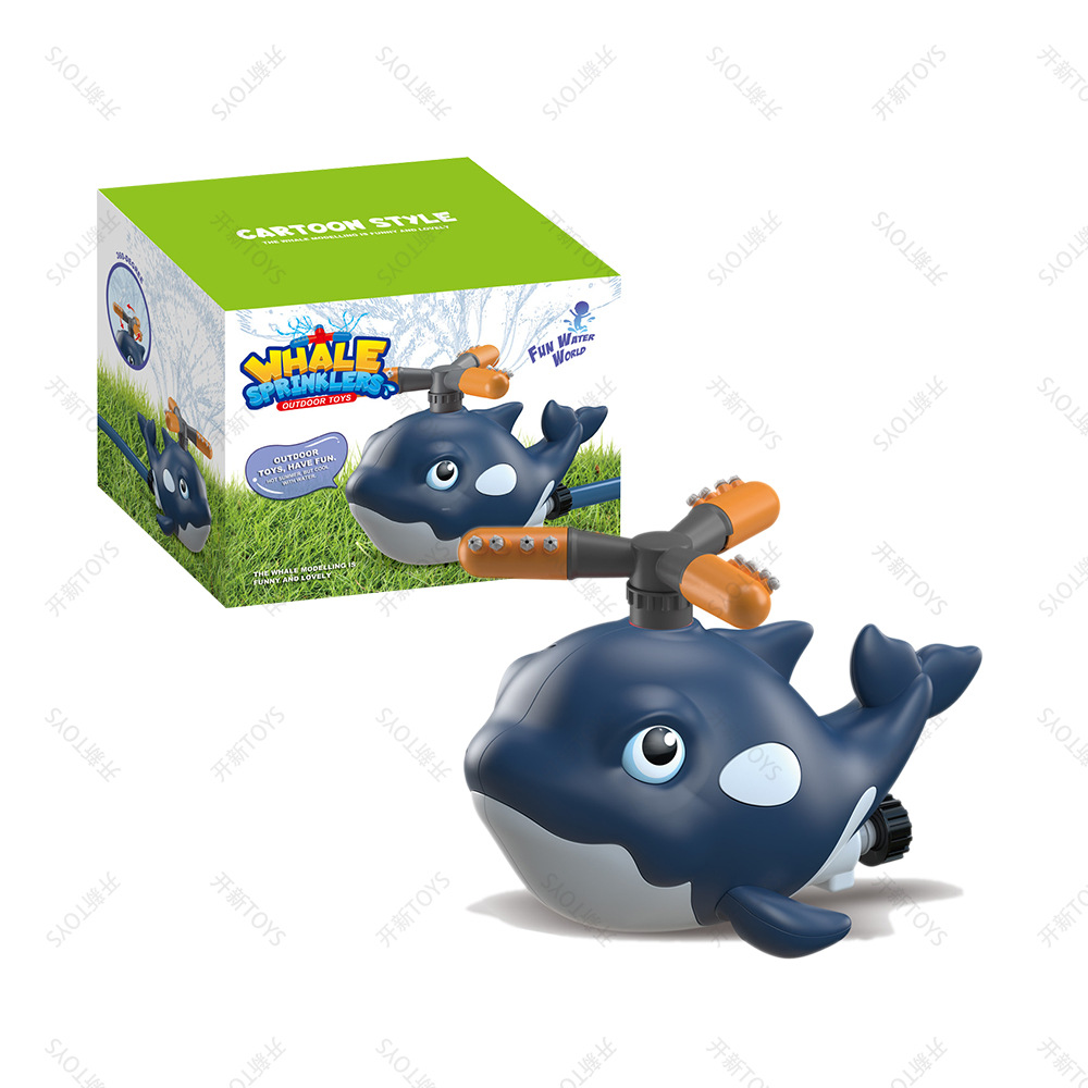 Cartoon Whale Sprinkler Outdoo - مراجعة Kids Outdoor Yard Tools وسعره