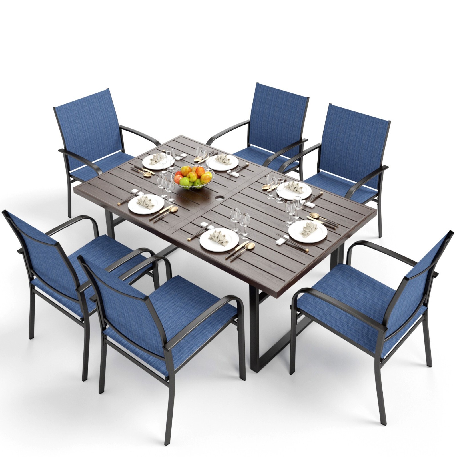 7 Piece Outdoor Dining Set Pat - مراجعة Kids Outdoor Chair And Table وسعره