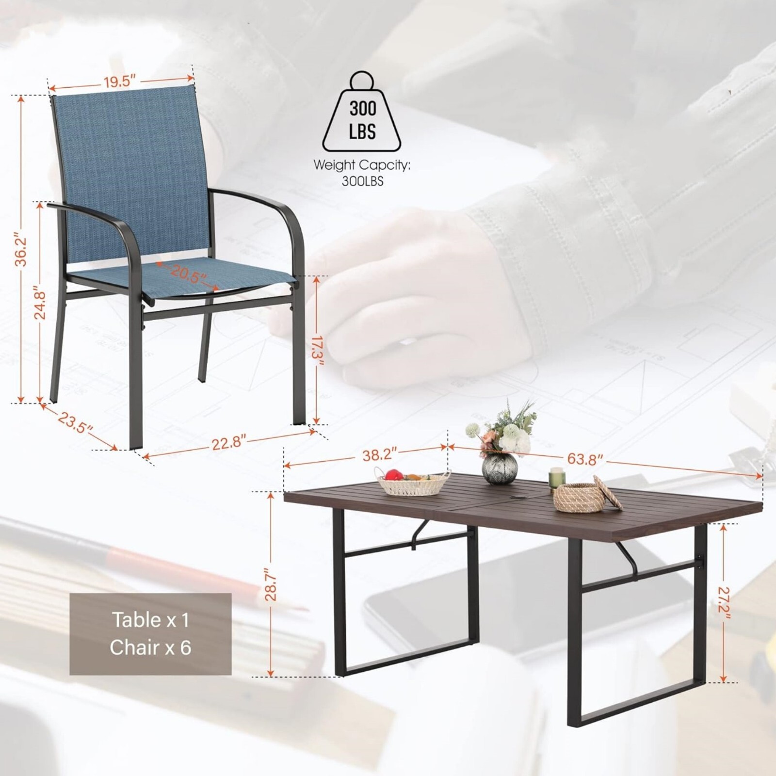 7 Piece Outdoor Dining Set Pat - مراجعة Kids Outdoor Chair And Table وسعره