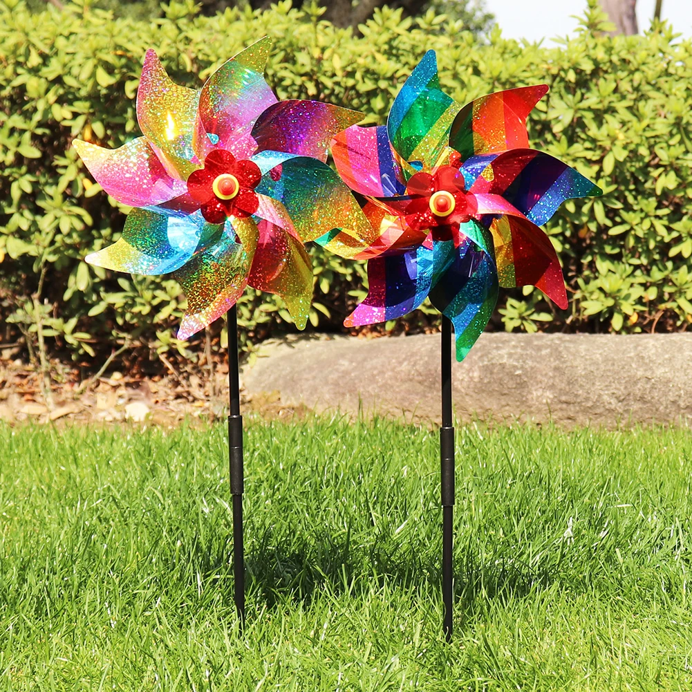 Windmill Bird Repellent Decora - مراجعة Kids Outdoor Yard وسعره