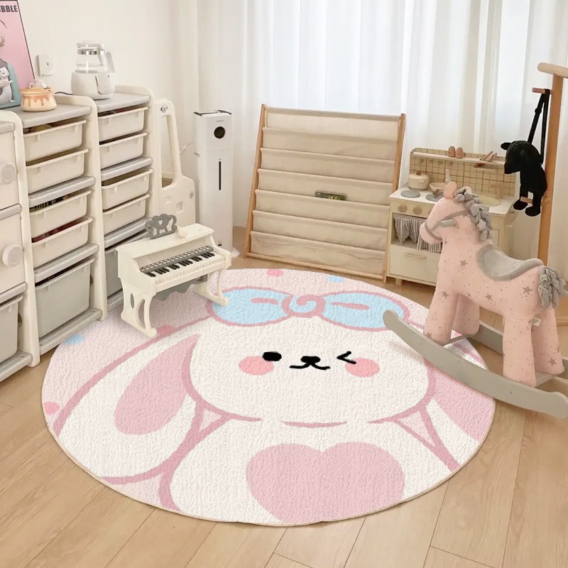 Round Rug Animal Print Cartoon - مراجعة Kids Outdoor Chair And Table وسعره