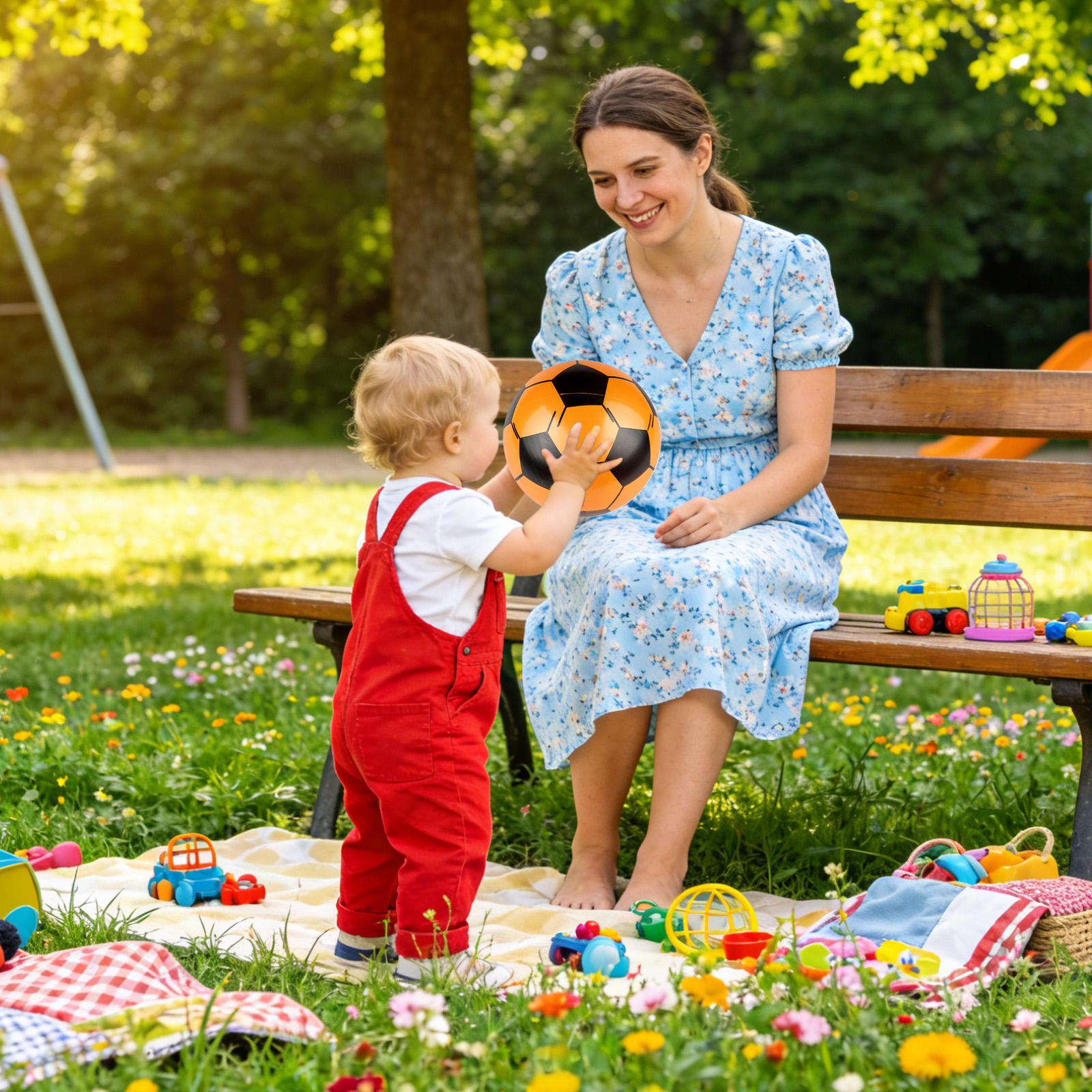 Soccer Ball Inflatable 6 Piece - مراجعة Kids Outdoor Yard وسعره