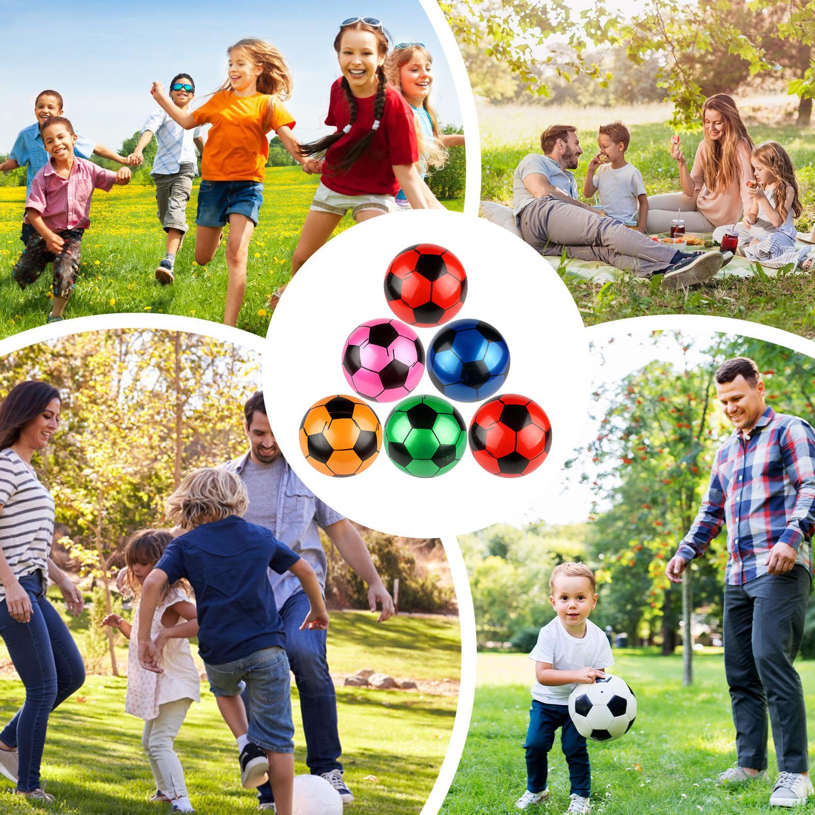 Soccer Ball Inflatable 6 Piece - مراجعة Kids Outdoor Yard وسعره