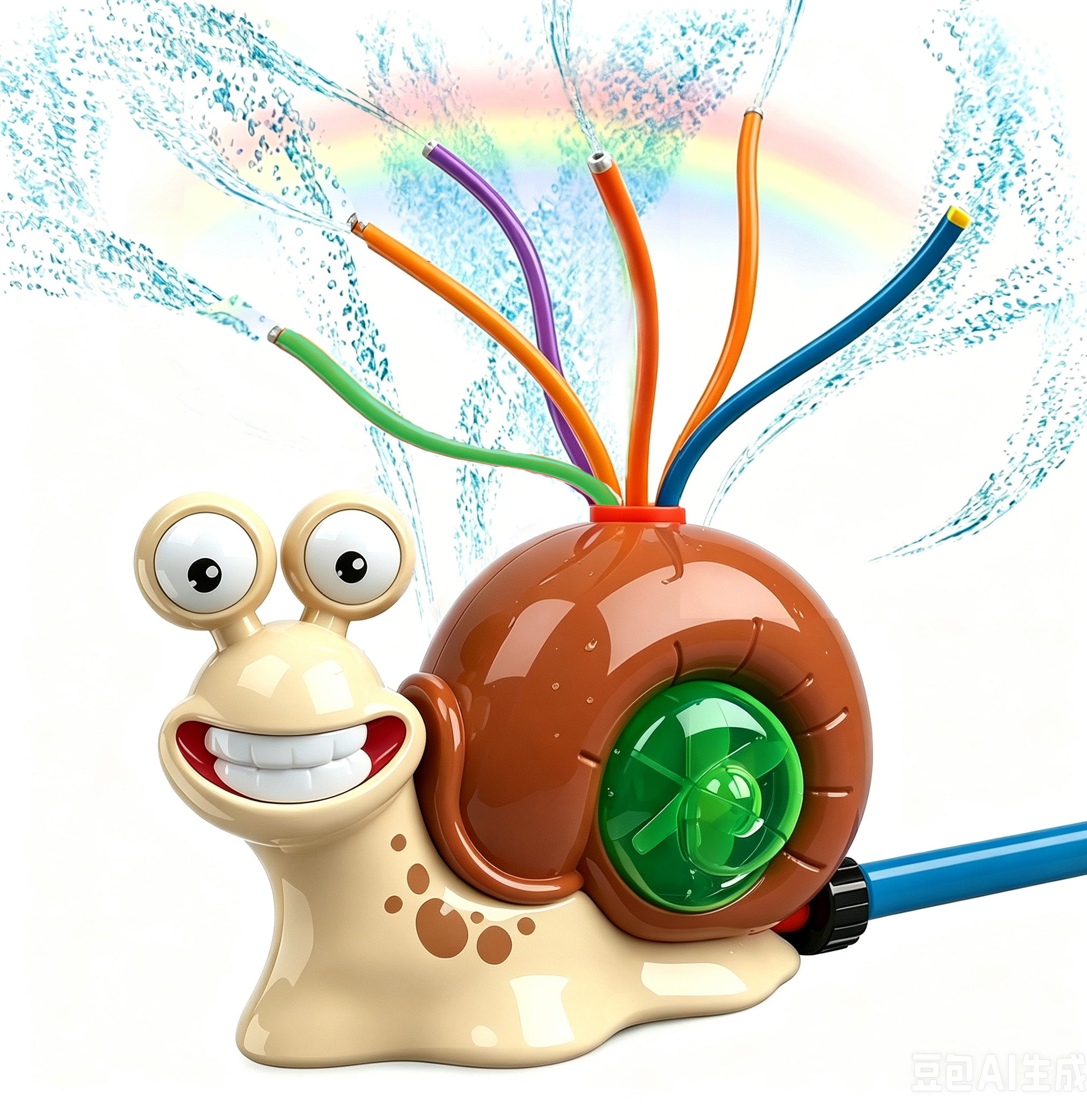 Water Spray Outdoor Toy Snail  - مراجعة Kids Outdoor Yard Tools وسعره