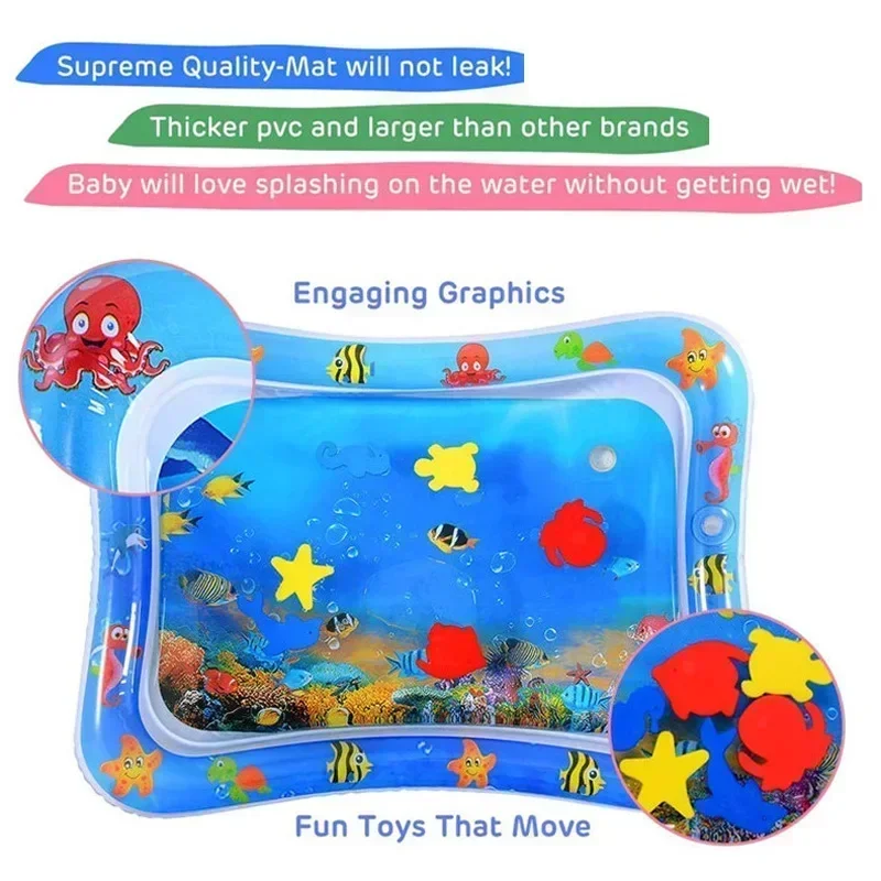 Baby Water Play Mat PVC Inflat - مراجعة Kids Outdoor Water Play Table وسعره