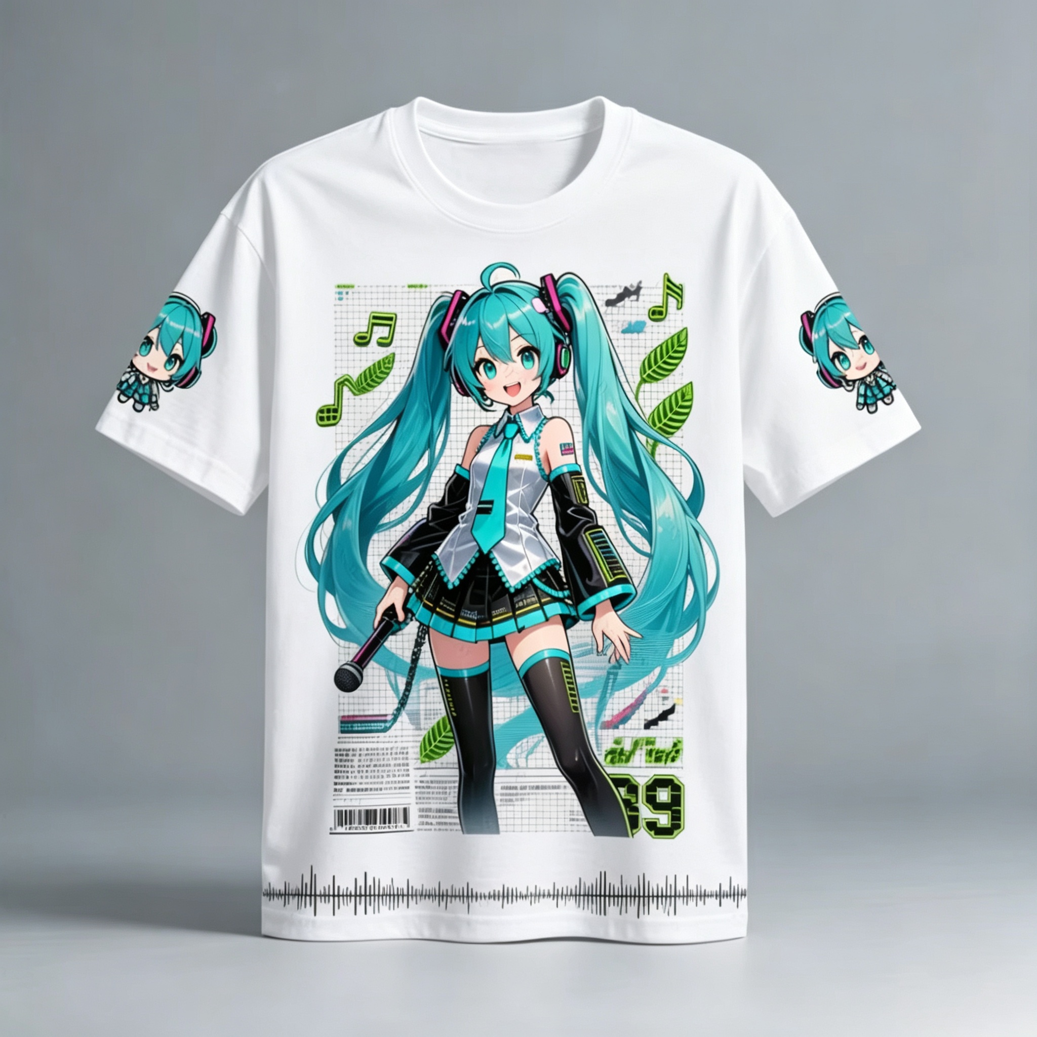 Hatsune Miku Anime Pattern Sum - مراجعة Kids Outdoor Clothing وسعره