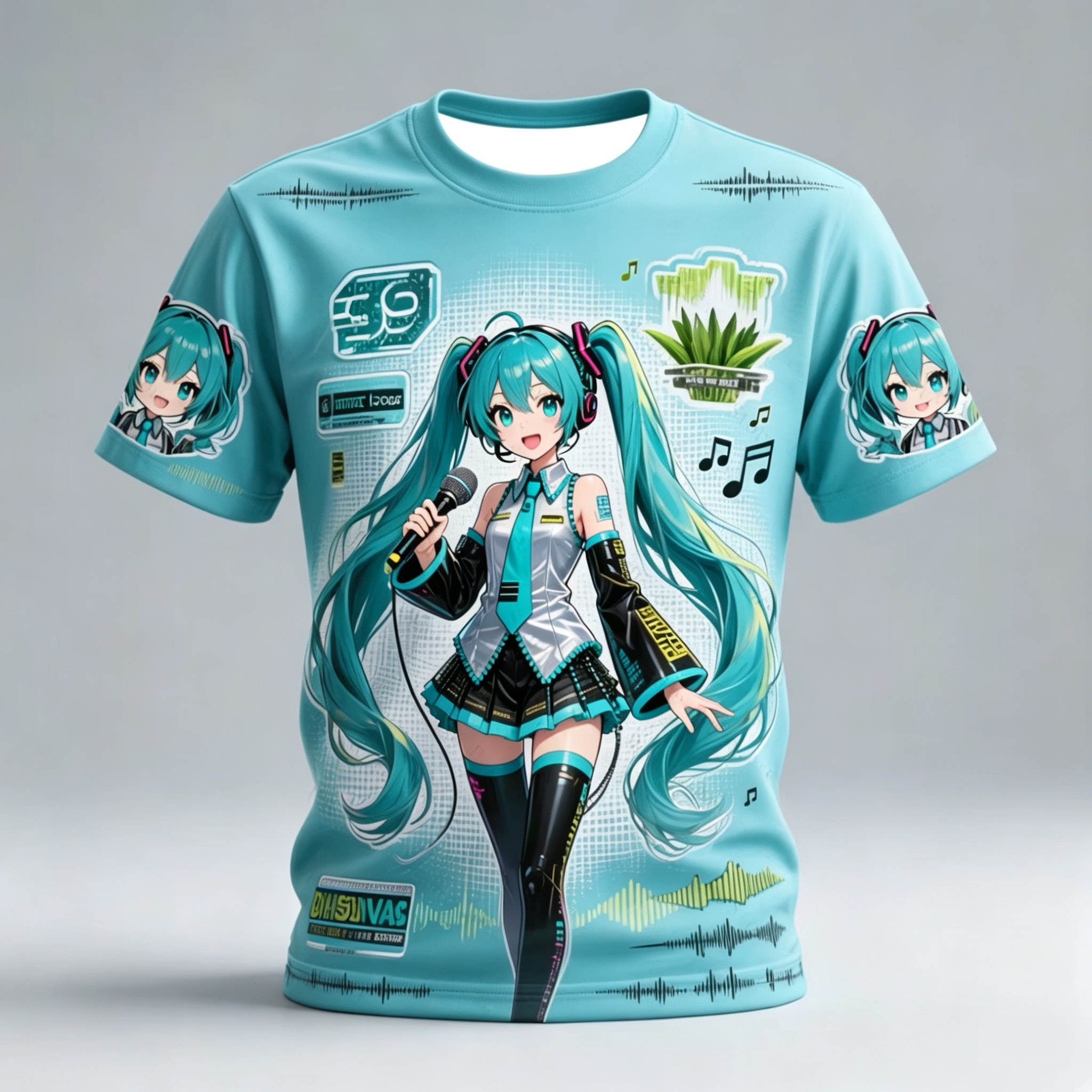 Hatsune Miku Anime Pattern Sum - مراجعة Kids Outdoor Clothing وسعره