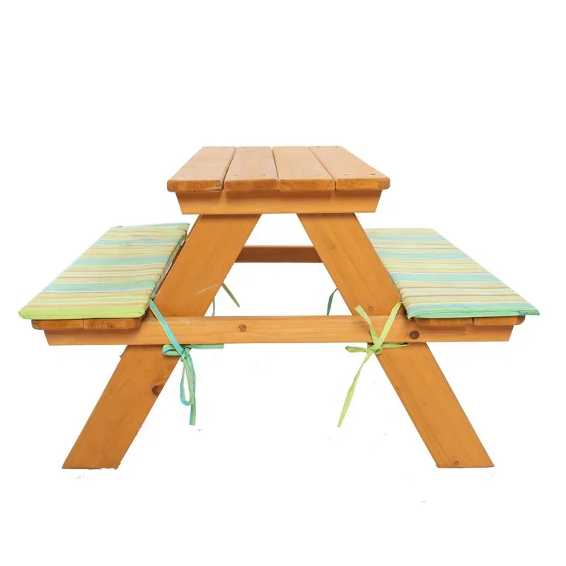-Outdoor furniture wood kids t - مراجعة Kids Outdoor Chair And Table وسعره