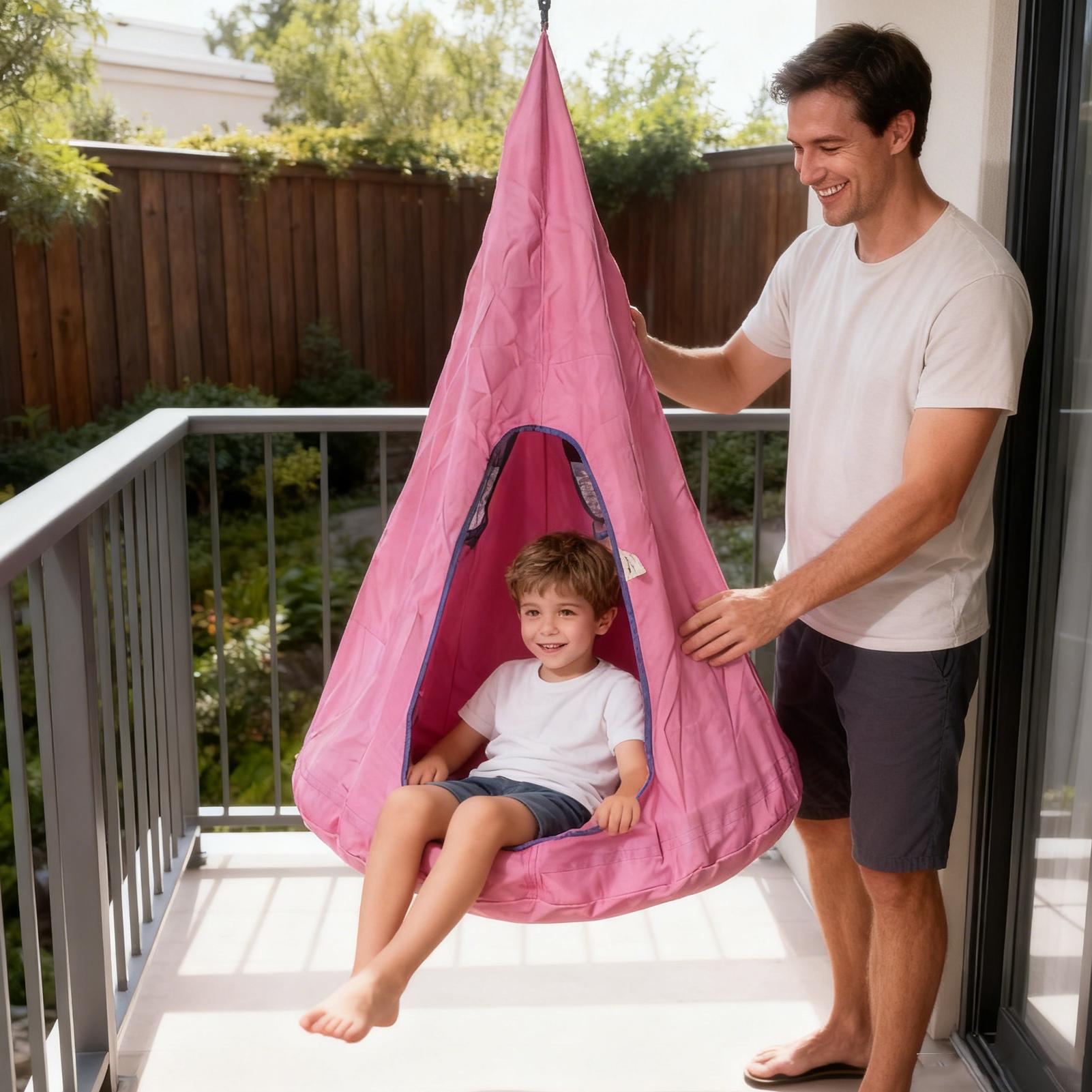 Swing Chair Sensory Toy Kids P - مراجعة Kids Outdoor Hanging Chair وسعره