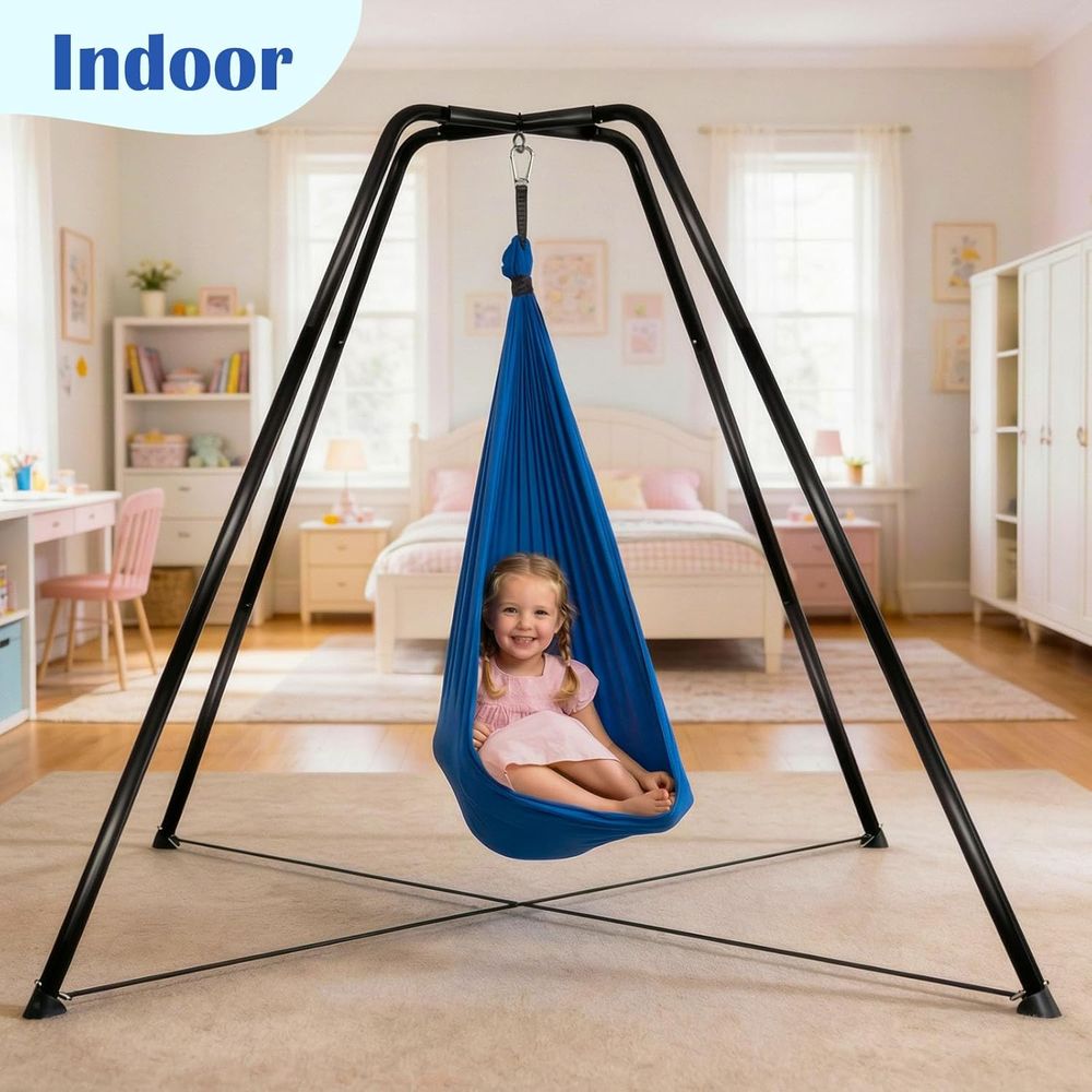 Indoor-Outdoor Metal Hammock S - مراجعة Kids Outdoor Hammock Swing وسعره